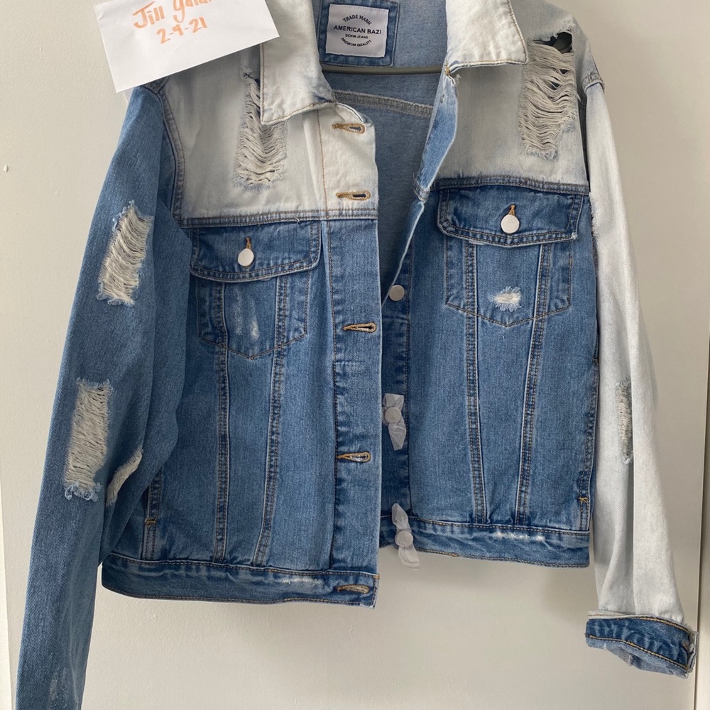 Distressed Jean Jacket!